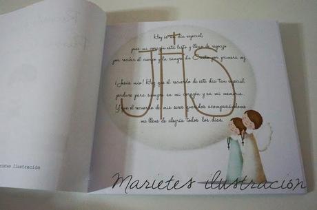 Libro de firmas Primera Comunión