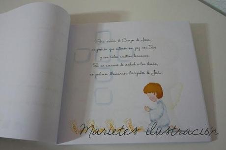 Libro de firmas Primera Comunión
