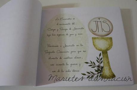 Libro de firmas Primera Comunión