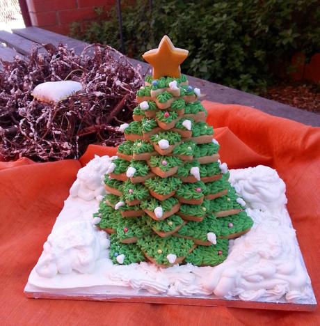 Un árbol de Navidad de galleta