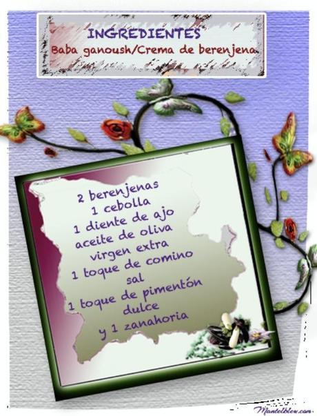Baba ganoush / Crema de berenjena
