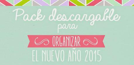 Descargable: Pack para organizar el nuevo año 2015