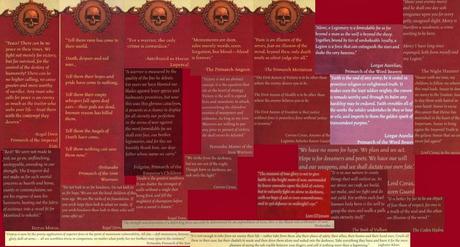 Collage de citas de los Primarcas