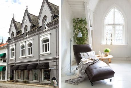 UNA CASA SERENA CON PRECIOSOS TECHOS ABUHARDILLADOS