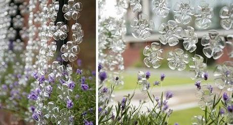 Hacer cortinas reciclando botellas de plástico DIY