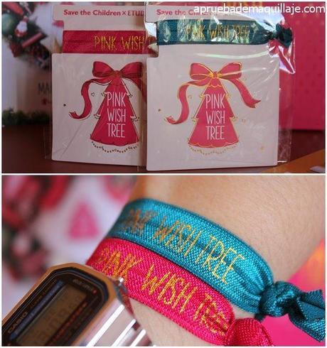 Pulseras eBand de la colección Pink Wish Tree de Etude House