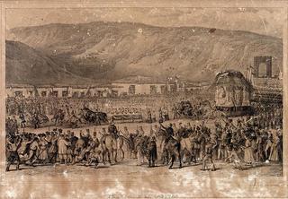 Entrada a la Capital de los Restos de El Libertador