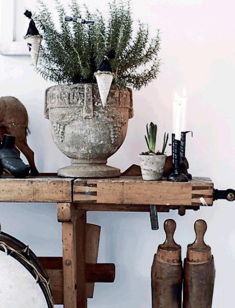 Un hogar ecléctico en Navidad