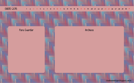 Calendarios Enero 2015