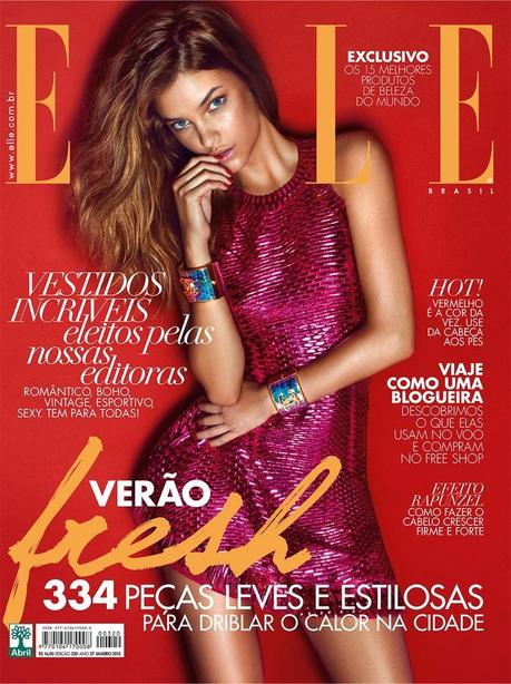 Barbara Palvin brilla para la portada de Elle Brasil