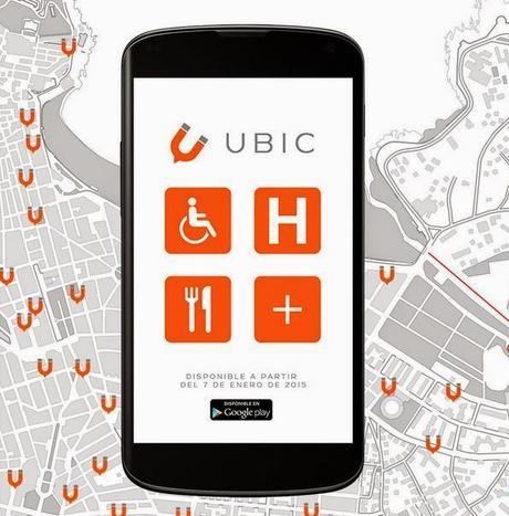 UBIC app con servicio de geolocalización de espacios adaptados a discapacitados físicos en Gijón