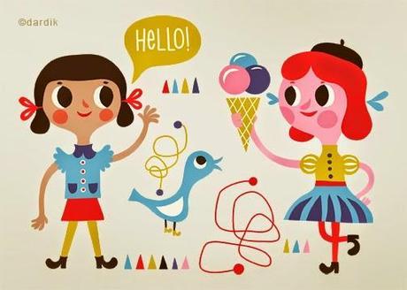 Ilustraciones de Helen Dardik