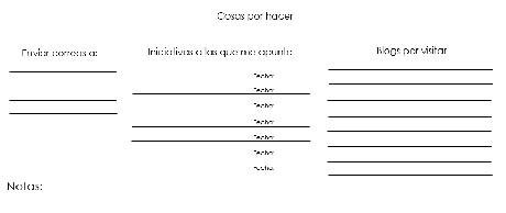 Blogger planner - Enero 2015