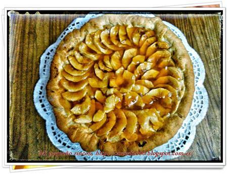Tarta de manzana con masa quebrada Tarta de manzana con masa quebrada
