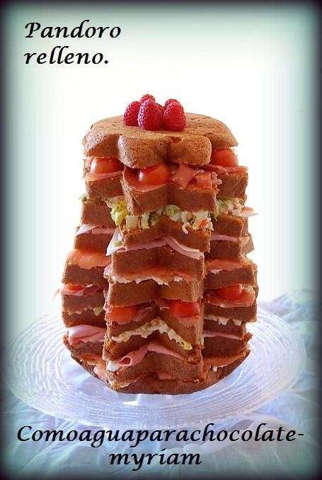 PANDORO RELLENO. FELIZ AÑO 2.015 !!!