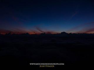 Ruta  Los Fortines del Ávila al atardecer