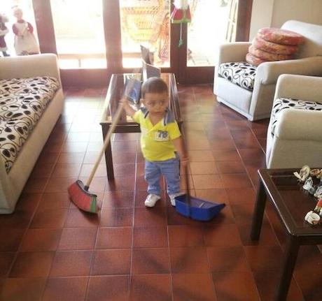 colaborar con las tareas domesticas