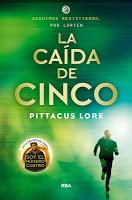 Portada en español: La venganza de siete (Legados de Lorien #5) de Pittacus Lore