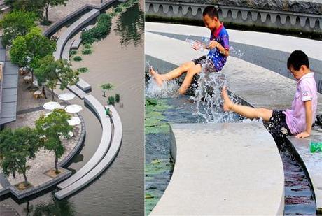 Reconstrucción del Río de de Zhangjiagang (China) por Botao Landscape