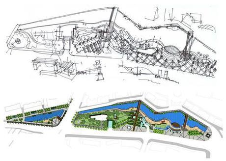 Reconstrucción del Río de de Zhangjiagang (China) por Botao Landscape