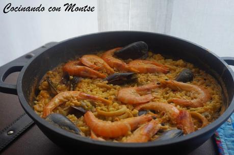 Arroz meloso con langostinos