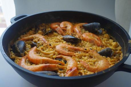 Arroz meloso con langostinos