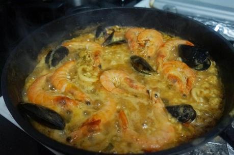 Arroz meloso con langostinos