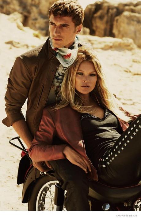 Kate Moss vuelve a ser motera para Matchless