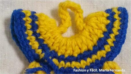 Muestras DIY de motivos tejidos a crochet o ganchillo (Crocheted samples)