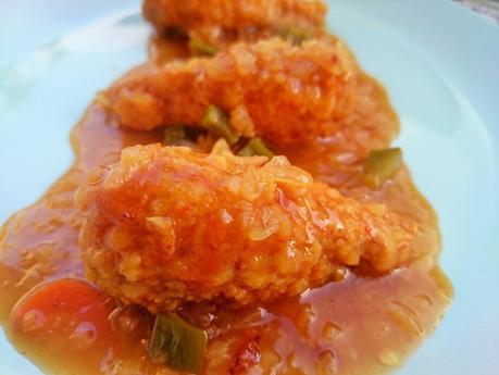 Jamoncitos de pollo veganos Vegesan a la sidra