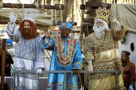 BALTASAR, REY MAGO DE ORIENTE EN LA BARCELONA D' ABANS, D' AVUI I DE SEMPRE...!!!...6-01-2015...!!!