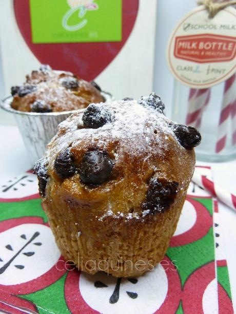 Minipanettones... también de chocolate! Sin gluten y sin lactosa. :)