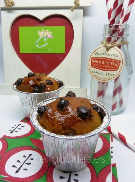 Minipanettones... también de chocolate! Sin gluten y sin lactosa. :)