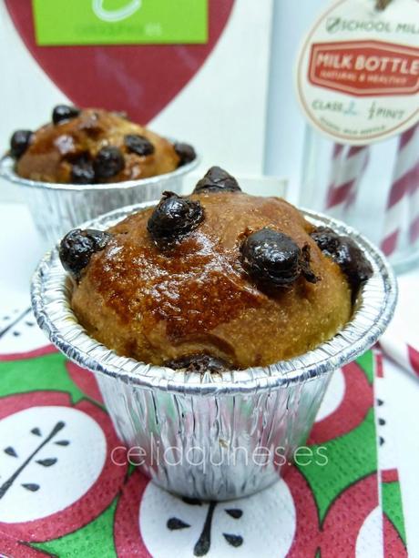 Minipanettones... también de chocolate! Sin gluten y sin lactosa. :)