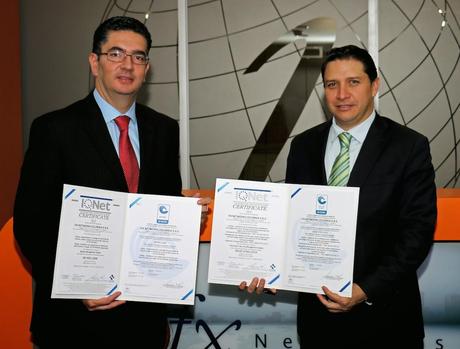 ICONTEC otorgó a IFX Networks las certificaciones de Calidad ISO 9001:2008 e ISO 27001:2013‏