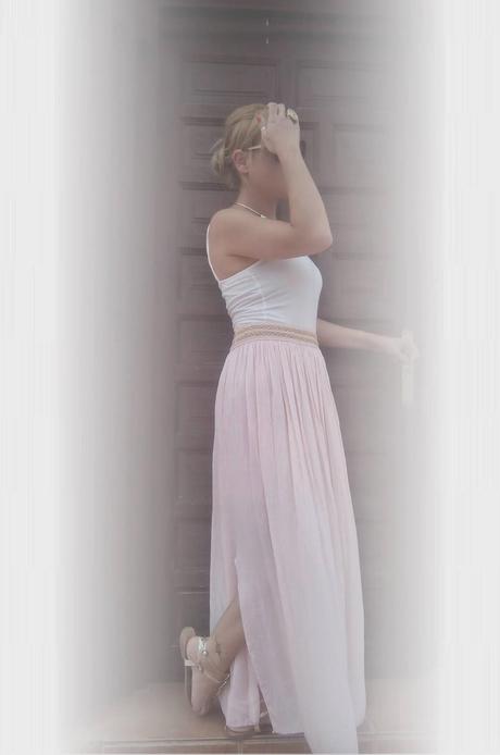 Maxi Falda y sandalias Joya