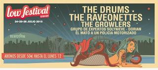 Low Festival 2015: The Drums, The Raveonettes, The Growlers, Dorian...