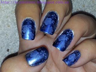 Look azul eléctrico