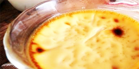 receta Leche Asada de Almendras