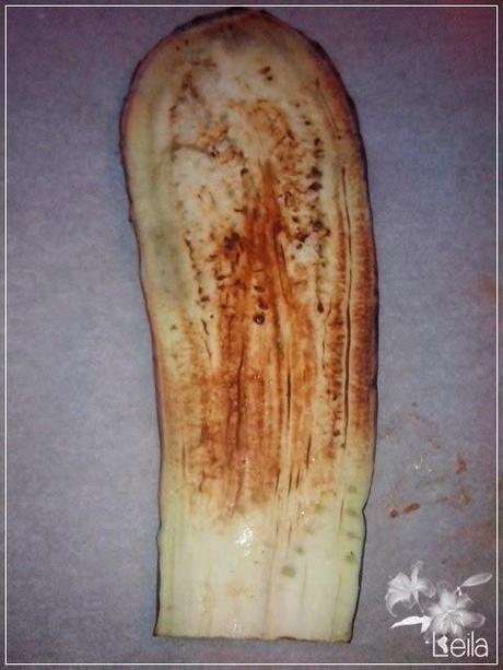 Espaguettis con berenjena