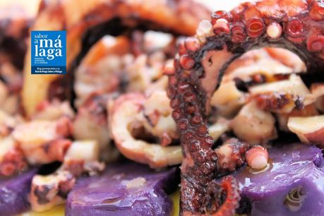 Pulpo a la gallega con papas morás