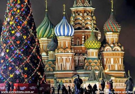 La Navidad, en Rusia, se celebra el siete de enero.