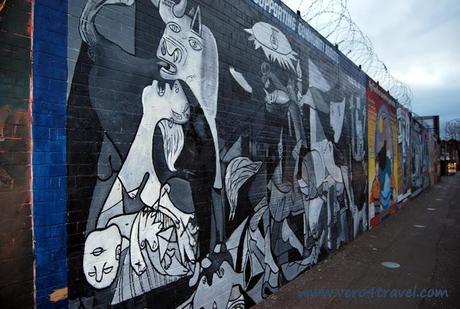 Mural de Belfast Guernica Picasso Irlanda del Norte