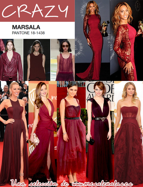 AND THE COLOUR OF THIS YEAR IS... MARSALA