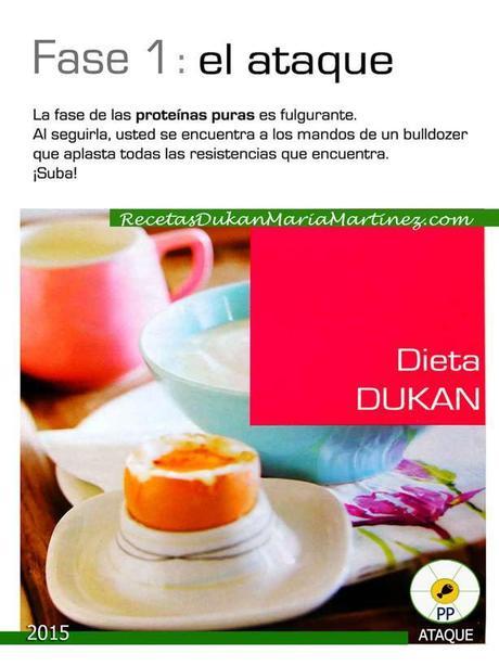 Dieta Dukan, resumen fases: 1, Ataque (2015)