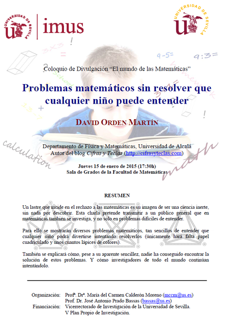 Problemas matemáticos sin resolver que cualquier niño puede entender [Conferencia]