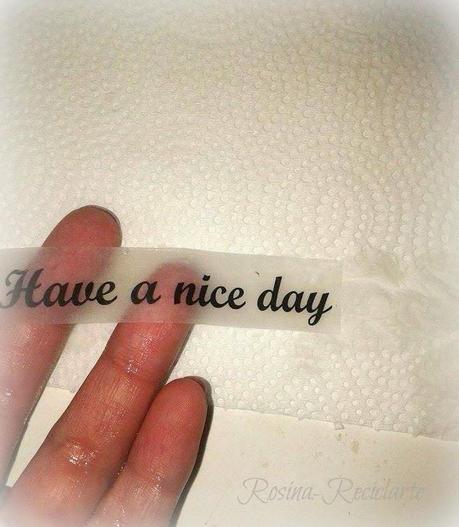 Transferencia con cinta adhesiva