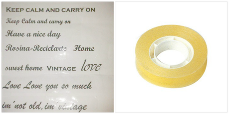 Transferencia con cinta adhesiva