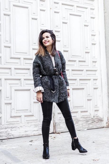 Belted_Jacket-Leather_Trousers-Striped_Shirt-Outfit-Street_Style-Collage_Vintage-3