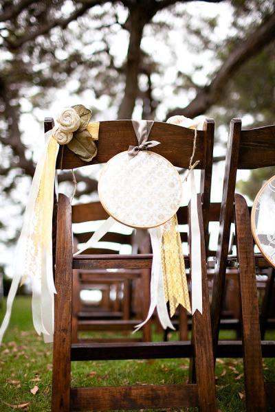 Bastidores para la decoración de tu boda Deco sillas bastidores